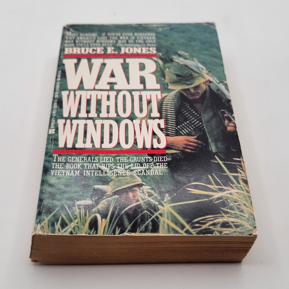 Bruce E. Jones War Without Windows Paperback 1989 Vietnam Intelligence Good